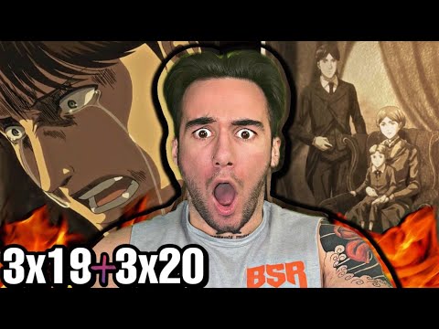 THE EPISODE I'VE BEEN WAITING FOR.. ATTACK ON TITAN 3x19 and 3x20 (REACTION)