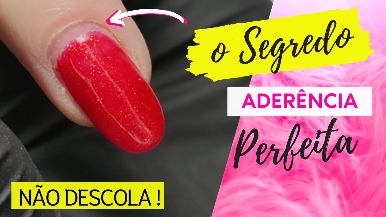 Aula Alongamento em Gel | O segredo para a unha não descolar - Como ...