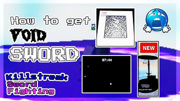 **UPDATE** | 🫥 How to get VOID sword in Killstreak sword fighting 🫥 | Roblox