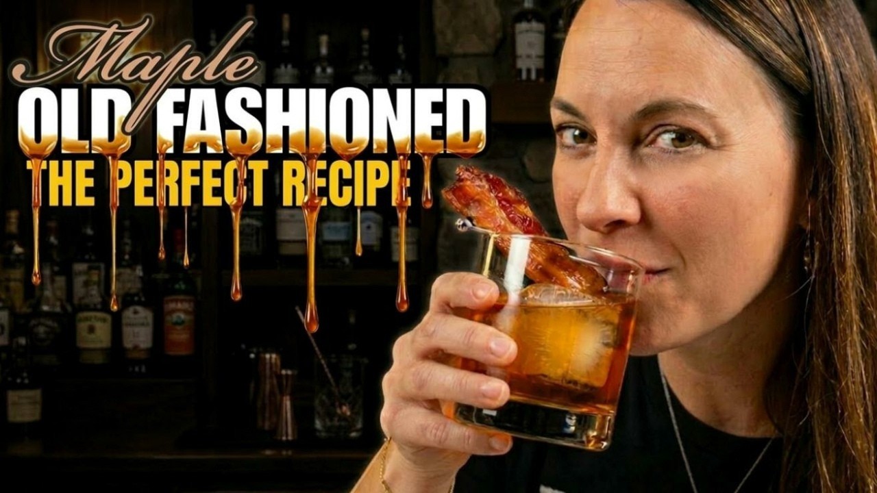 The AMAZING Maple Old Fashioned Cocktail Recipe | HOW TO MAKE