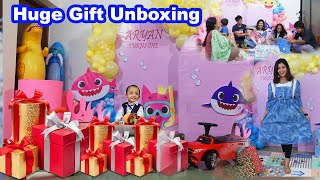 His 1st Birthdays Huge Gifts Unboxing with Family ❤️ Kis ne Kia Dia | SADIA RIND