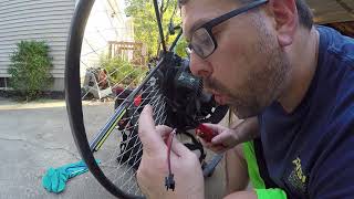 Paramotor strobe light install