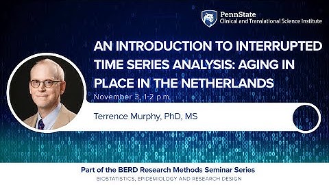 An Introduction to Interrupted Time Series Analysis: Aging in Place in the Netherlands