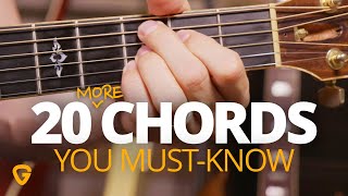 Download the full chord chart
here:►https://www.guitarlessons.com/guitar-lessons/guitar-lessons-for-beginners/20-chords-every-intermediate-guitar-player-need...