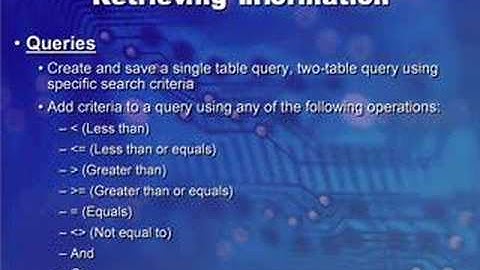 ECDL v4 - Module 5 Summary