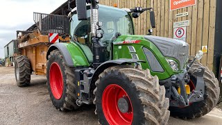 Day 347 #Ollyblogs #LockDownLearning  #farming fendt 724 gen6 demo