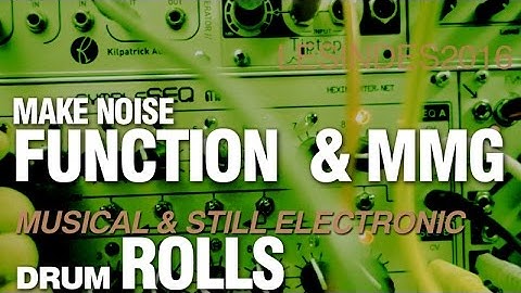 MAKE NOISE FUNCTION ROLLS // MMG Filter