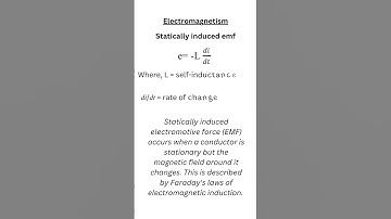 Statically induced EMF #youtube #youtubeshorts #Trending #viral #newvideo  #explore  #foryou  #vlog