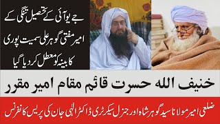 JUI Including Tehsil Tangi Ameer Mufti Gohar Ali Shah And Cabinet |Maulana Sayyed Gohar Shah Presser