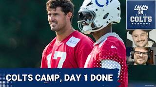 INDIANAPOLIS COLTS CAMP, DAY 1: Daniel Jones Returns to FULL PARTICIPATION