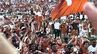 10-11-25 The Longhorn Band performs their alma mater "The Eyes of Texas"