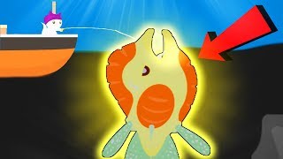 картинка: КОТ ПОЙМАЛ НОВУЮ РЕДКУЮ РЫБУ! ОБНОВЛЕНИЕ! | Cat Goes Fishing