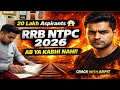 RRB NTPC 2026 Latest Update 🚨 | Exam Pattern + Strategy | By Crack With Arpit | #rrbntpc #railway