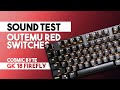[SOUND TEST] Cosmic Byte GK 18 Firefly | Outemu Red Switches