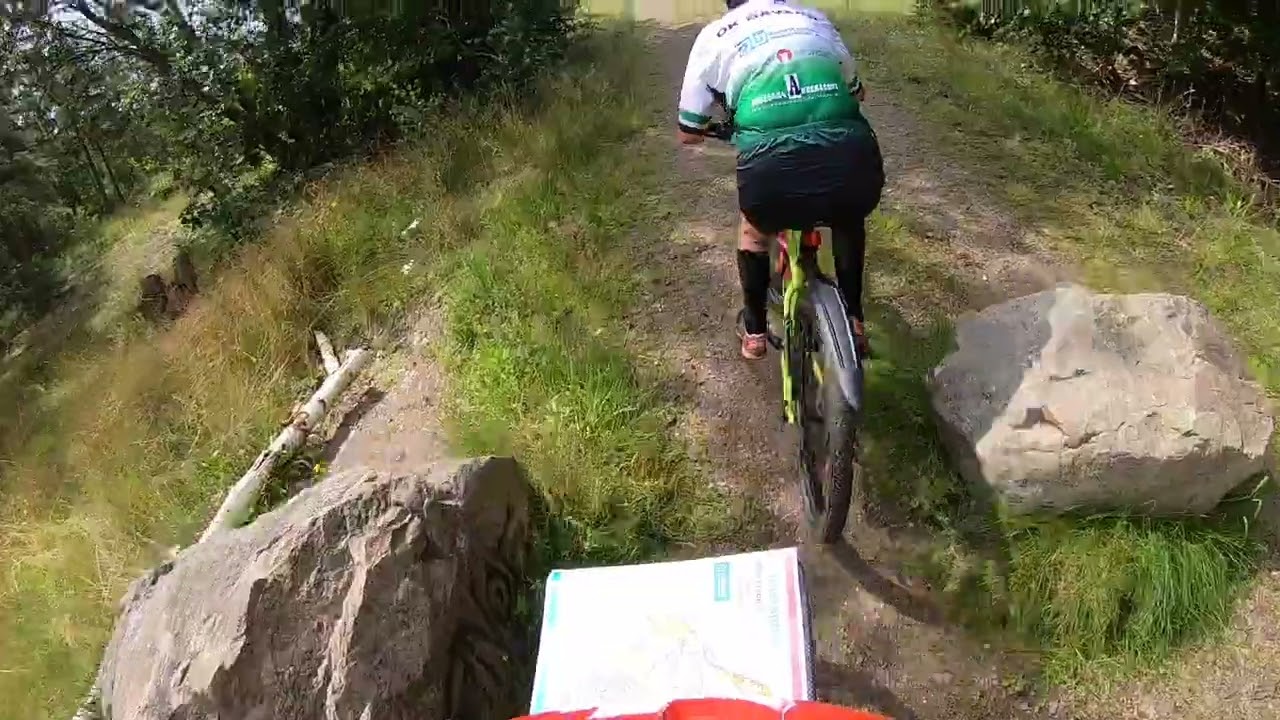 O-ringen 2024 etapp 3 MTBO H70 Sprint, Mountainbike Orienteering, Oskarshamn, Sweden