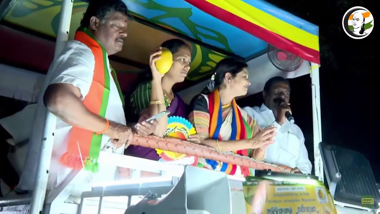 Live : Sowmya Anbumani Election Campaign | Dharmapuri | Bjp Alliance ...