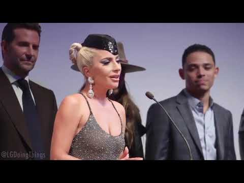 Lady Gaga saying "there can be a hundred people in the room" for one minute straight