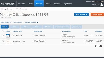 Entering Personal Car Mileage in Concur