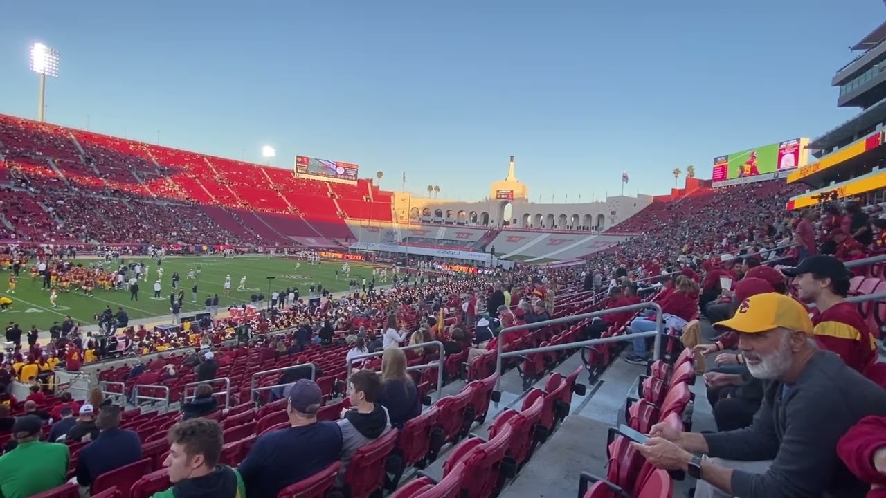 Notre Dame at USC pregame Spirit of Troy, Tribute to Troy - Nov  2022
