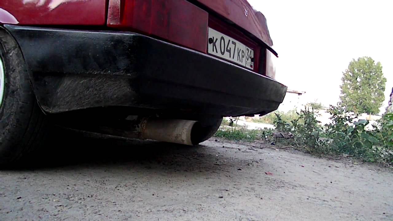 Пламя из глушителя! - YouTube