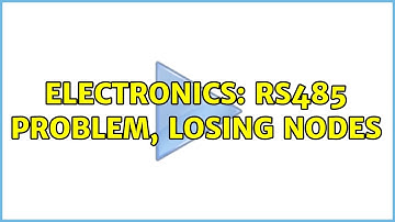 Electronics: RS485 problem, losing nodes