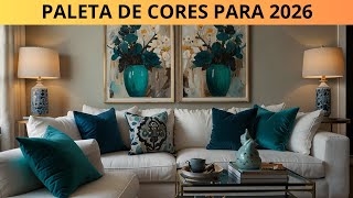 Tendências de Paletas de Cores para 2026 l Conheça as Inspirações por Trás das Cores