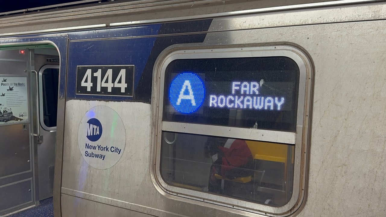 IND 8 Av Express: R211A (A) Train [Inwood-207 St to Far Rockaway-Mott Av #4]