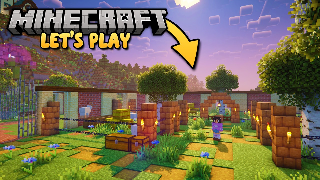 I Built A Petting Zoo in Minecraft! 🐖 Let's Play Episode 6 - YouTube