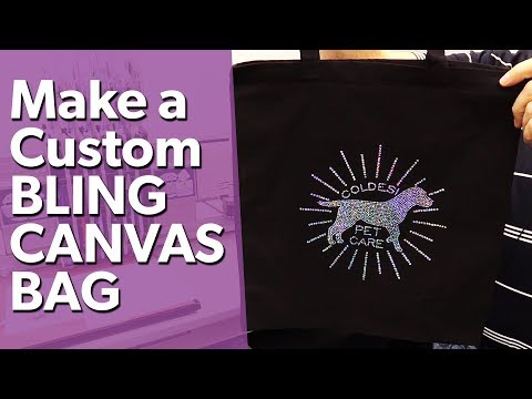 Bling Transfer Machine | ProSpangle Pet Care Bag Example