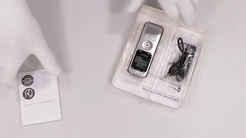 Unboxing Philips VoiceTracker Audio recorder DVT2050