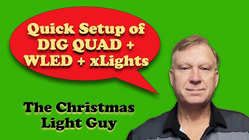 Quick setup of a QuinLED DIG QUAD V3 controller w WLED firmware and how to control with xLights