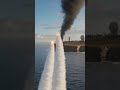 Usa Navel ship atack on A Russian island which are used by there military forces with Havy