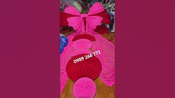 Nơ cổng Cưới bằng khung sắt, Nơ Cánh Bướm, Vòng tròn, Nữa vòng tròn