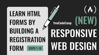 Learn HTML Forms by Building a Registration Form - Steps 1-10 Profile