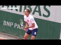 Alexander Zverev training session before French open final Roland Garros 7 june 2026