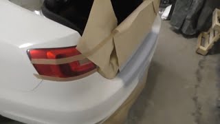 Бюджетная покраска Volkswagen Jetta Часть 1. Кузовной ремонт и покраска авто в СПб.