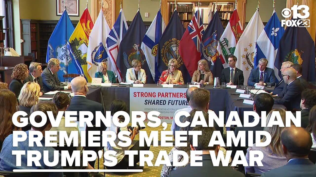 New England governors, Canadian premiers meet amid Trump's trade war