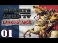 Let's Play HOI4 La Resistance France | Hearts of Iron 4 French Napoleon Bonaparte Gameplay Episode 1