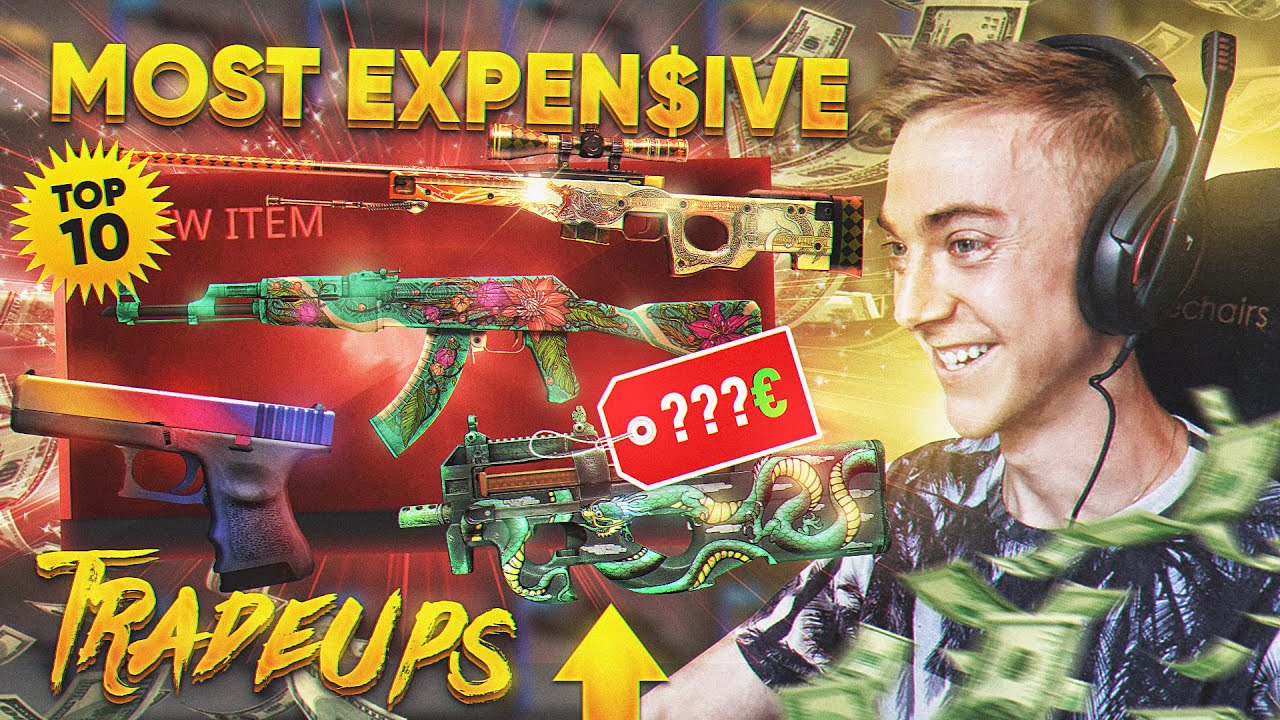 Top 10 MOST EXPENSIVE Trade-up Contracts! (CS:GO) - YouTube