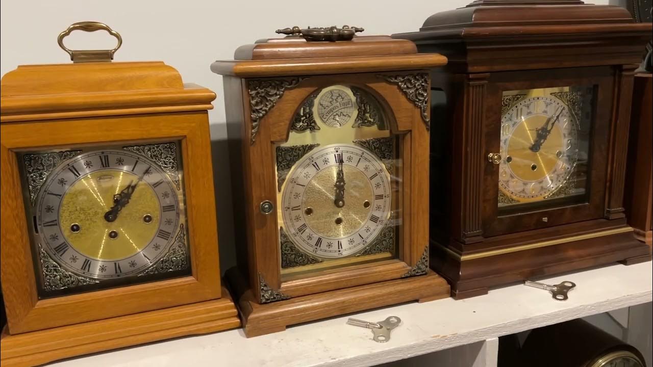 Jauch Westminster Chime Mantle Clock Chimes 12 AM YouTube