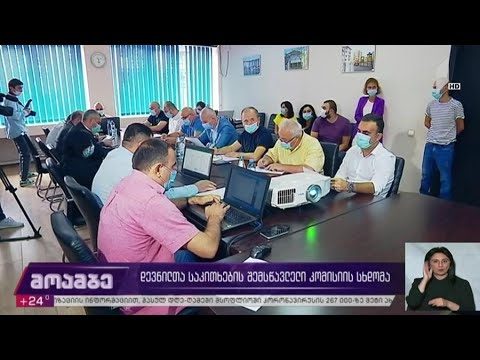 დევნილთა საკითხების შემსწავლელი კომისიის სხდომა