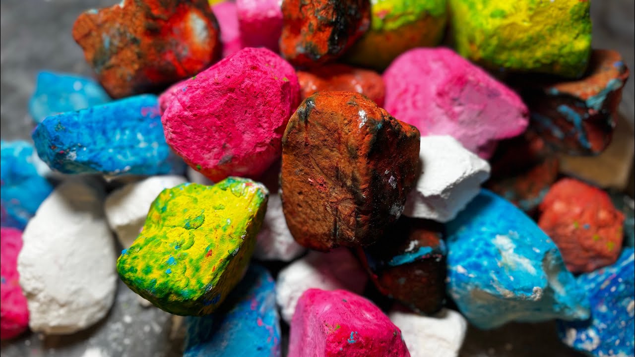Colorful soft moon rocks (jumbo chalk)