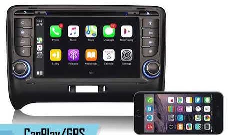 Erisin ES8179T 7" PX5 Android 10.0 Car Stereo for AUDI TT MK2 DSP CarPlay Auto GPS TPMS DAB+ 4G DVD