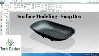 Unigraphics NX  Surface Modeling Example || Soap Box.