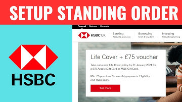 How To Set Up Standing Order HSBC Online