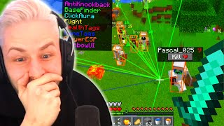 3 HACKER (Rewi auch lol) gegen 100 MINECRAFT PVP Spieler! Com Event!