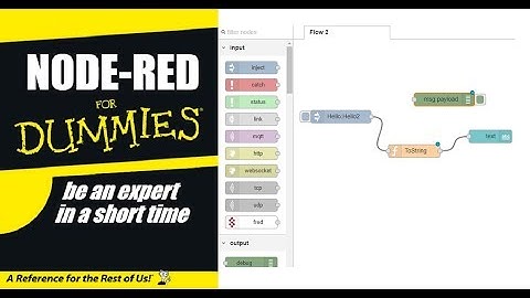 NODE-RED FOR DUMMIES--TUTORIAL 01 BASIC BEGINNERS FUNDAMENTAL