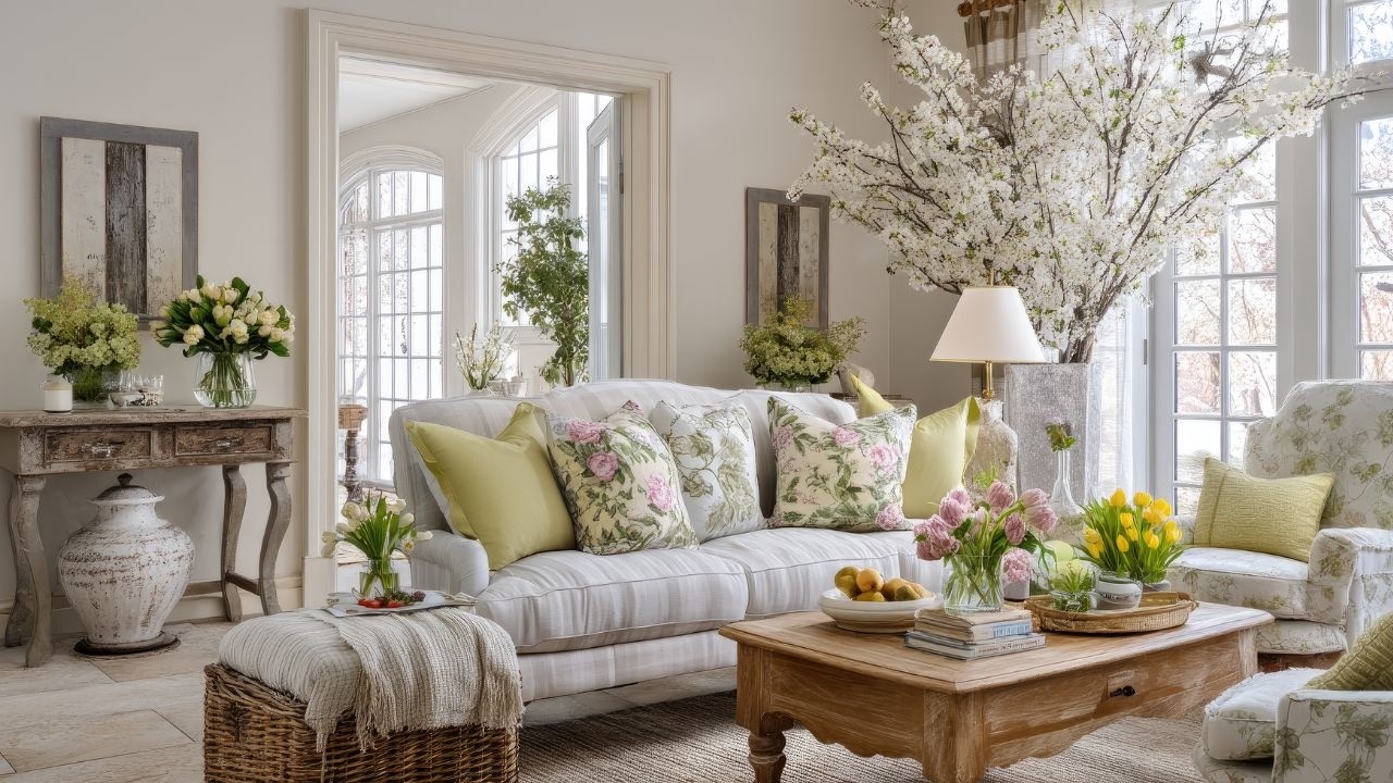 Spring Floral Decorating Ideas | Timeless English Farmhouse
