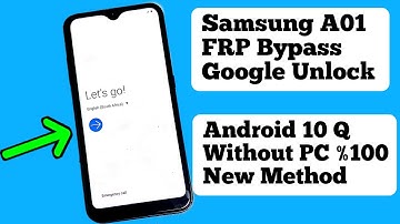 Samsung A01 M01 Android 10 2020 FRP Unlock/Google Account Bypass - APP NOT INSTALL FIXED 2030