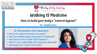 Walking and Peripheral Artery Disease | Dr. Anahita Dua